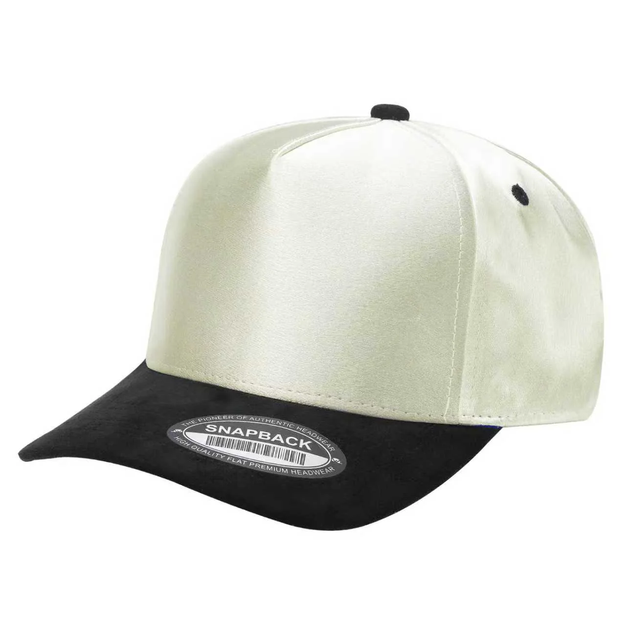 Satin Snapback Suede Bills