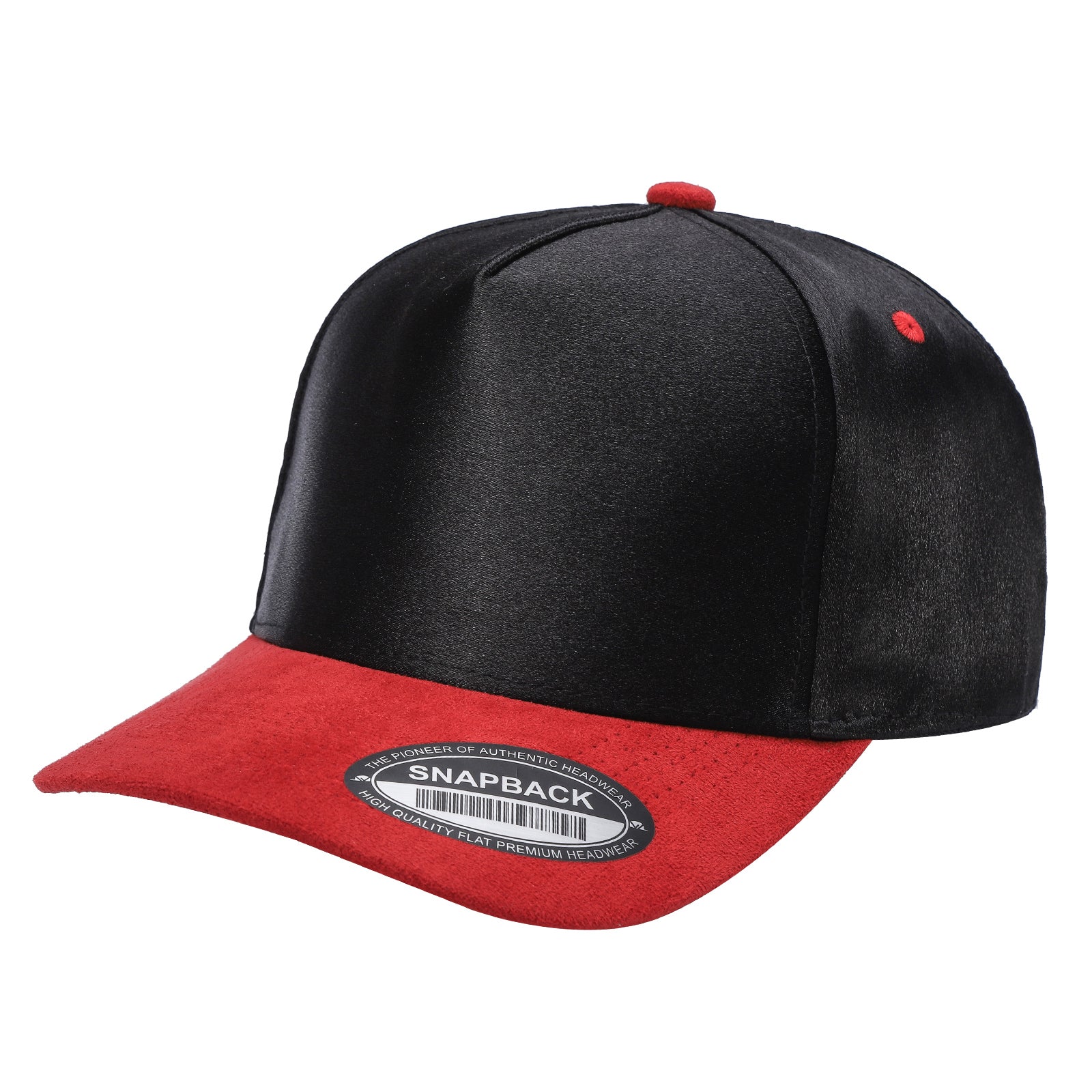 Satin Snapback Suede Bills