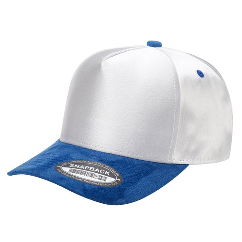 Satin Snapback Suede Bills