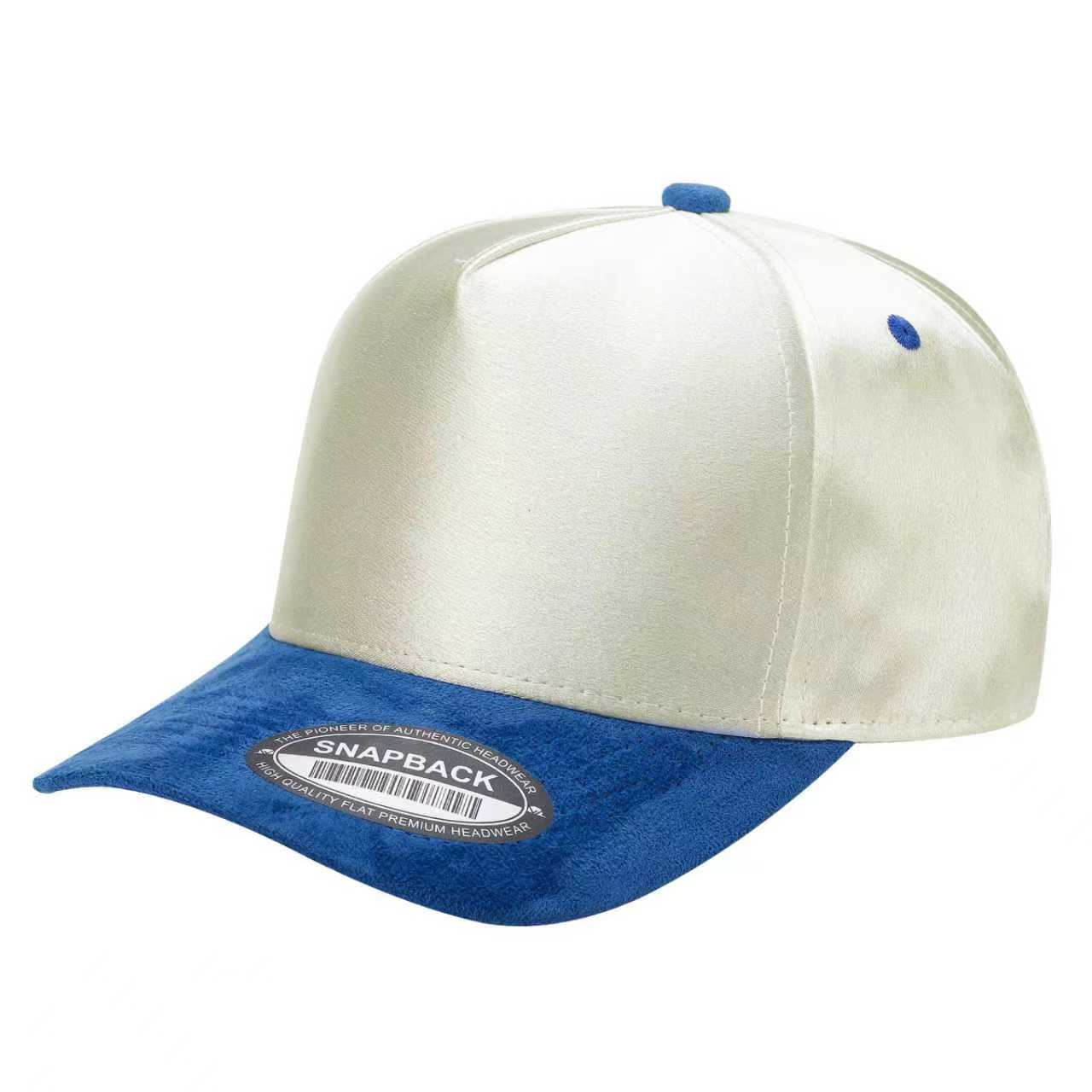 Satin Snapback Suede Bills
