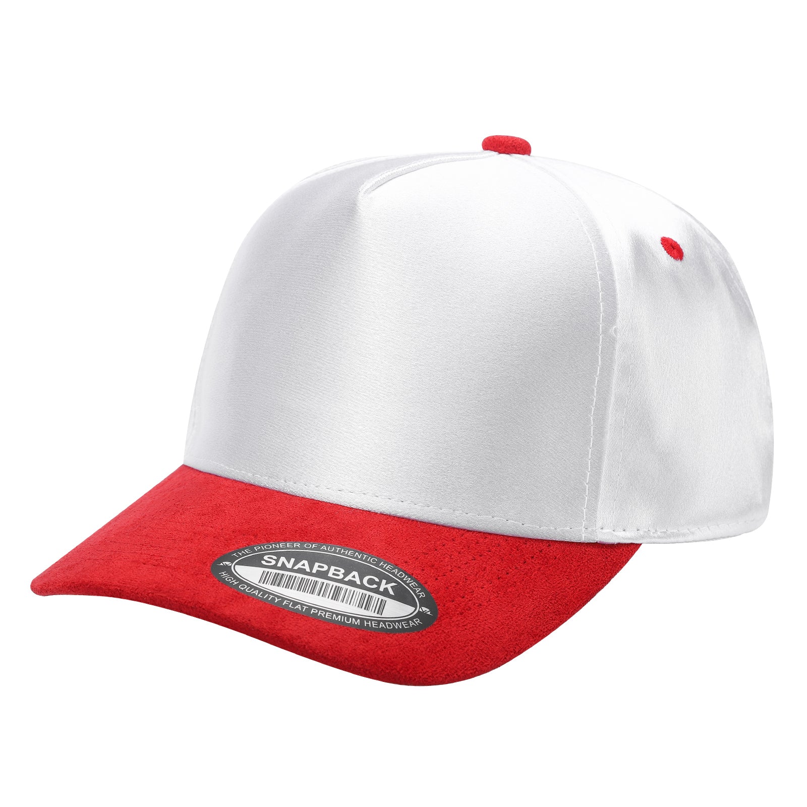 Satin Snapback Suede Bills