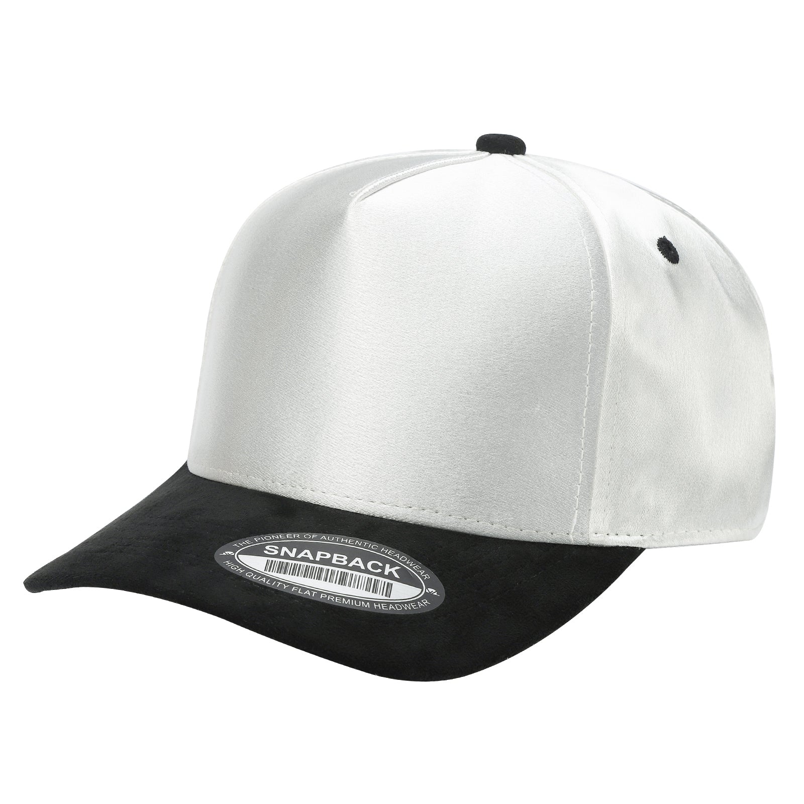 Satin Snapback Suede Bills